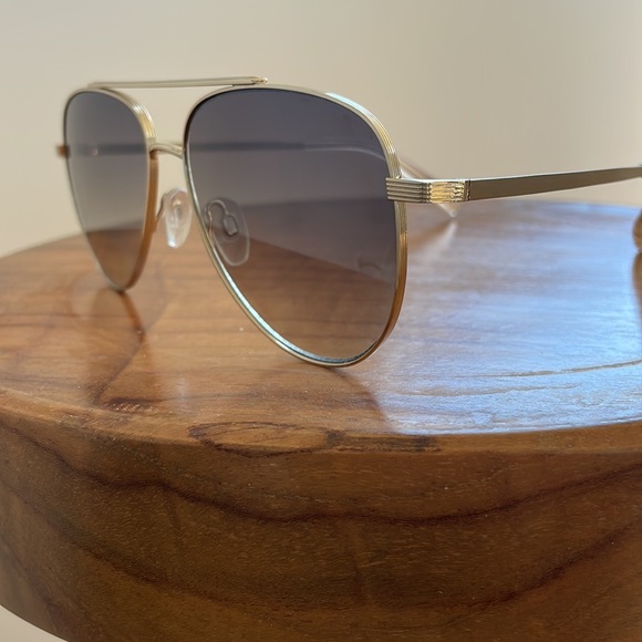 Le Specs Evermore Gold Aviator Sunglasses main image 10